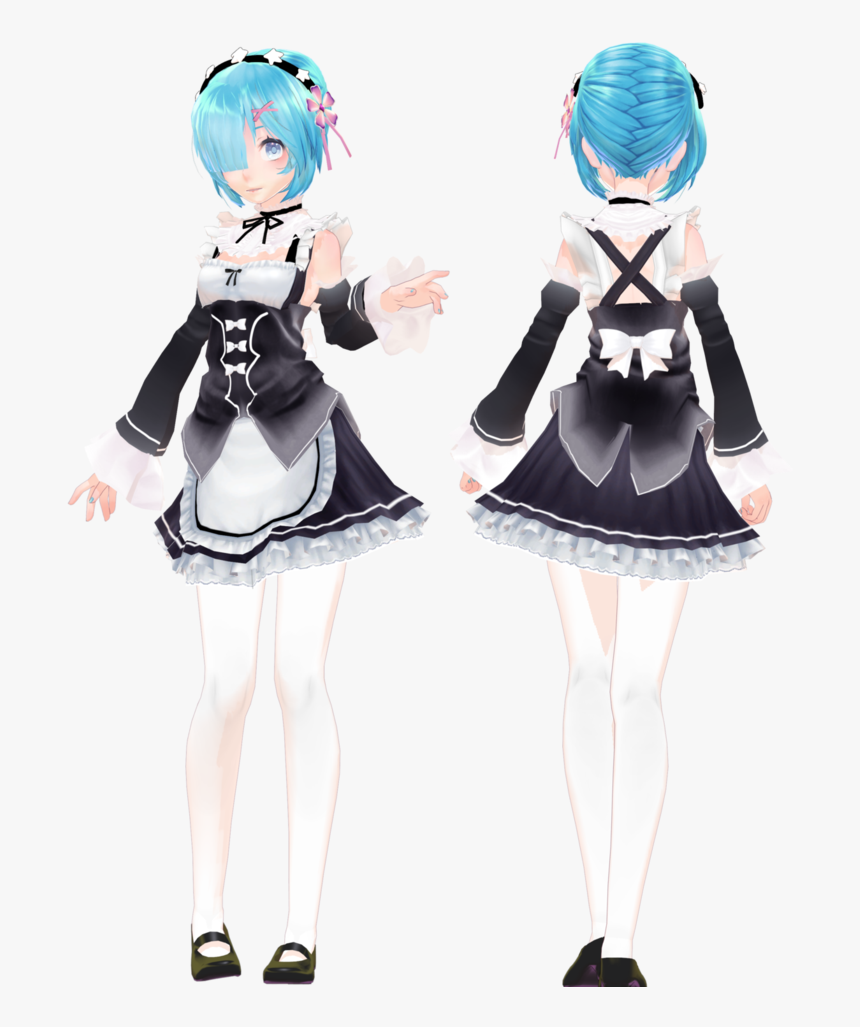 Rem Re Zero Mmd, HD Png Download