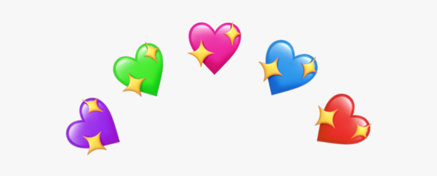 #heart #pink #purple #blue #green #red #stars #star, HD Png Download