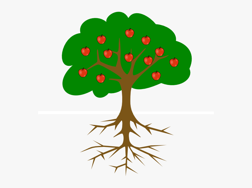 Clip Art Transparent Library Family Roots Clip Art - Black Tree Vector Png, Png Download