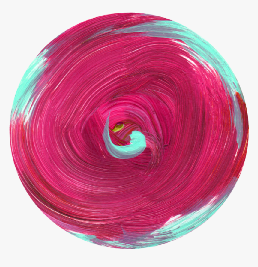 #circle #painting #brush #silhouette #myjob #4asno4i - Circle, HD Png Download