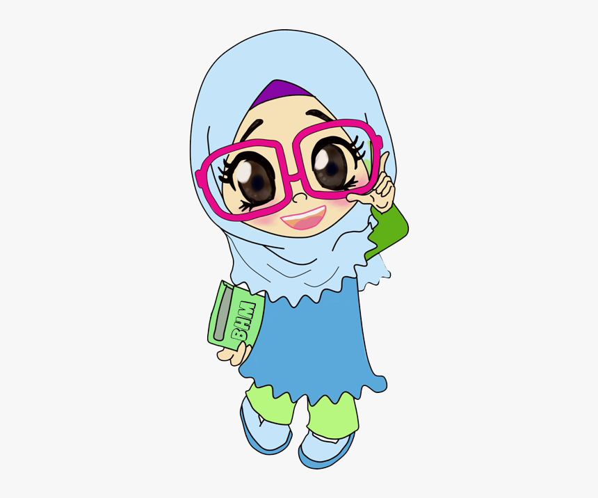 Teacher In Hijab Cartoon, HD Png Download