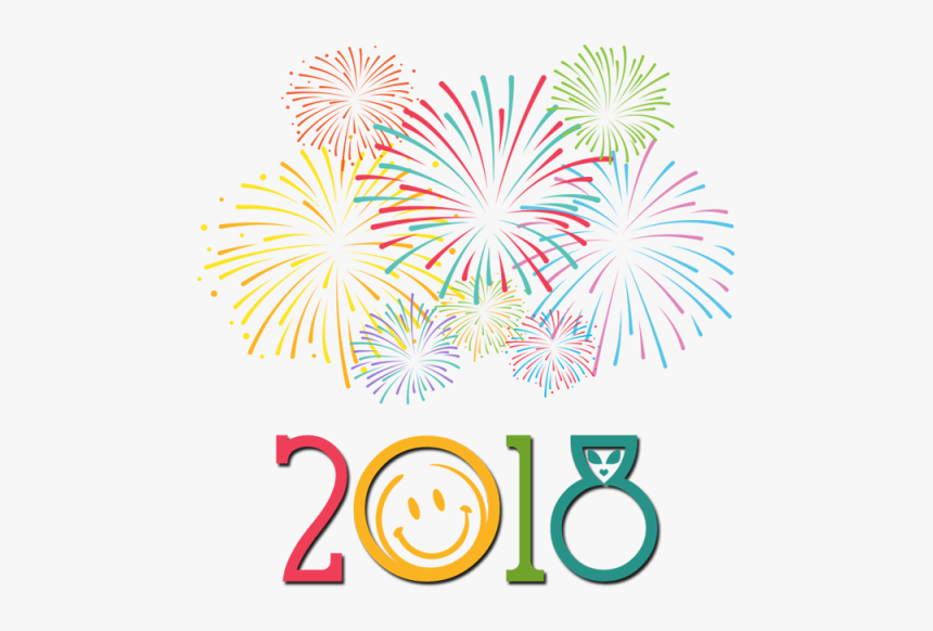 Feliz Año Nuevo 2018 Png, Transparent Png