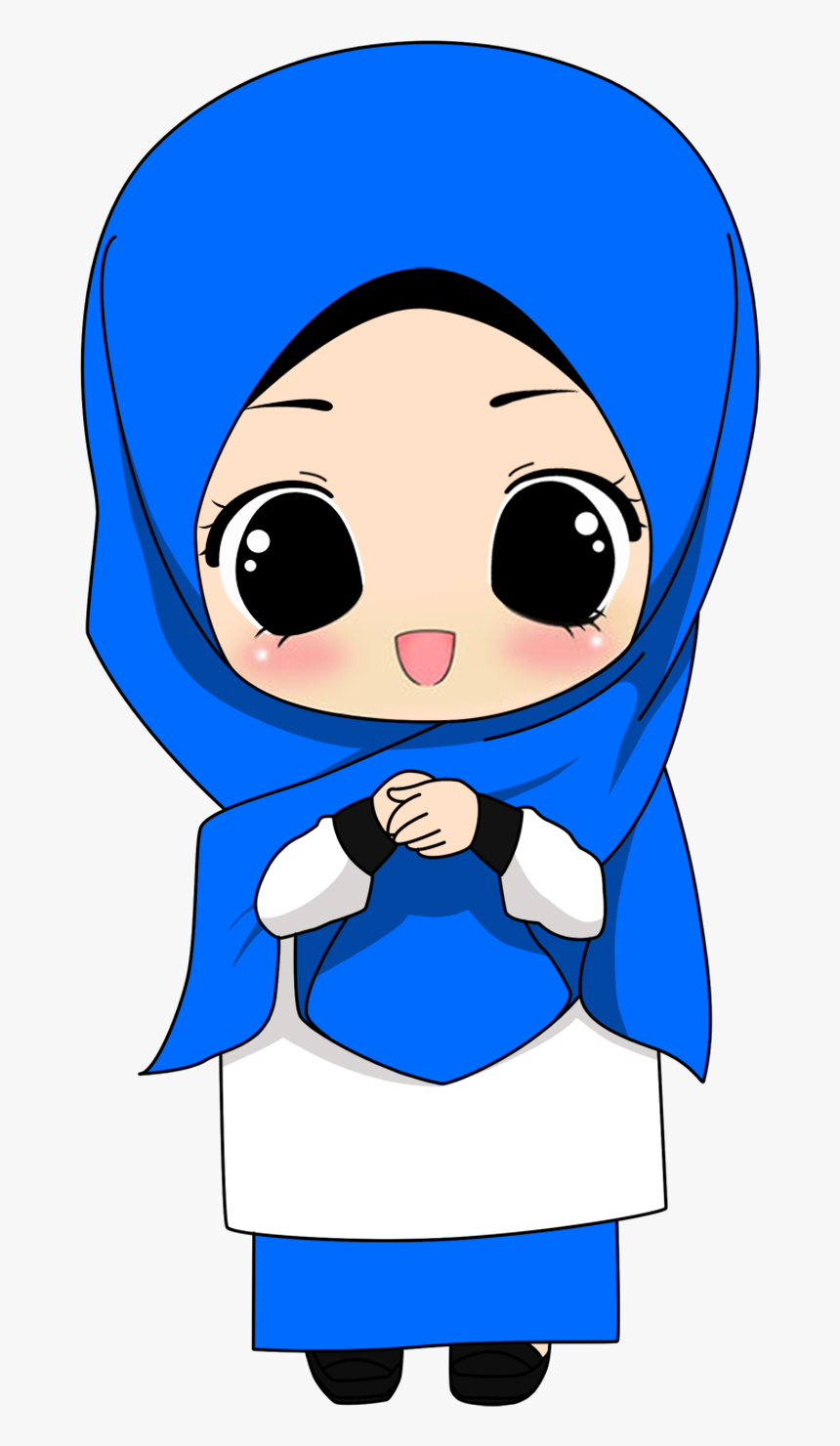 Hijab Cartoon Png, Transparent Png