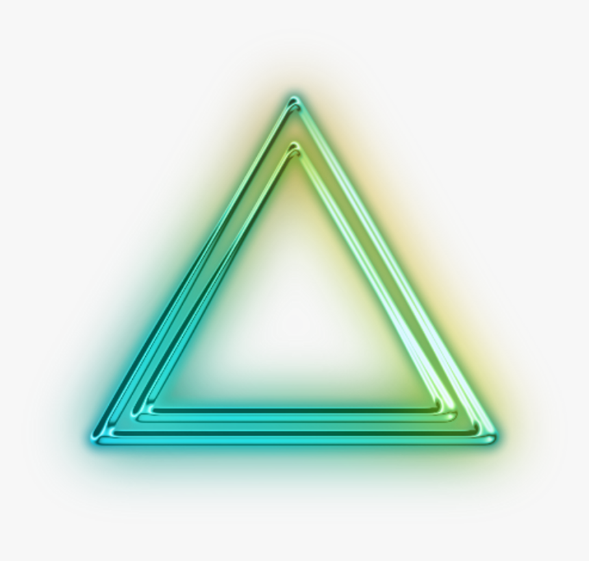 Triangle Transparent Neon - Clear Background Triangle Png, Png Download