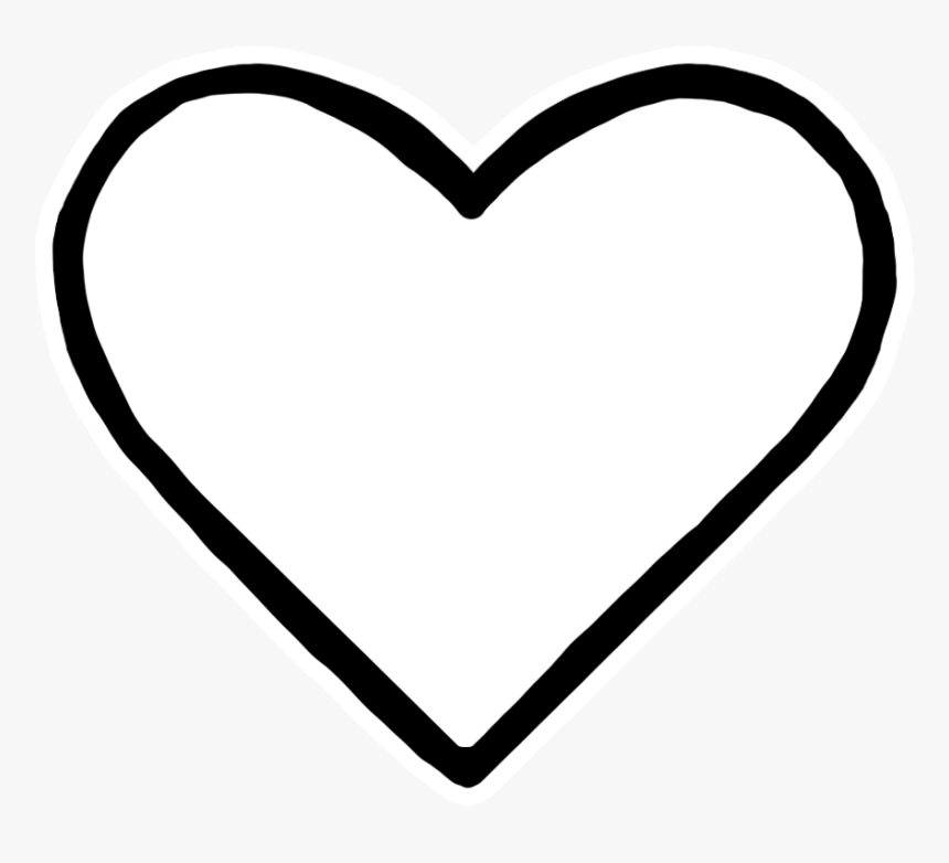 Transparent Black And White Heart Arrow Clipart - Heart, HD Png Download