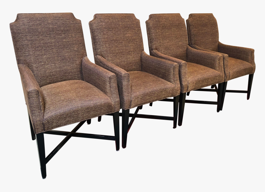 Tremendous Woodbridge Cross Brace Arm Chairs Set Of - Chair, HD Png Download