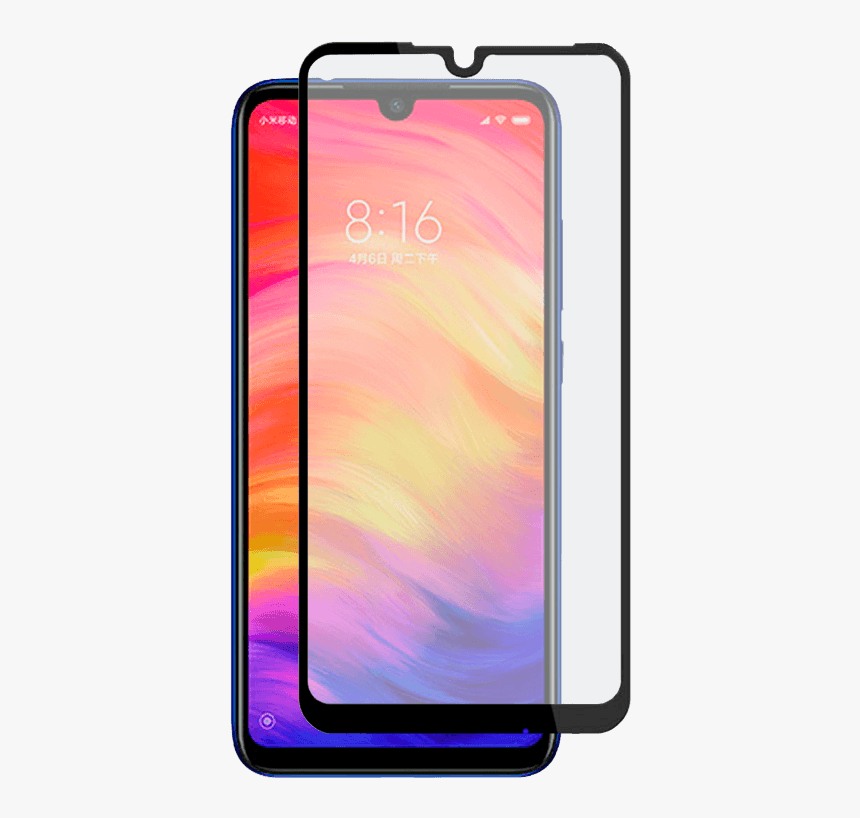 Protector Cristal Templado 3d Xiaomi Redmi Note - Smartphone, HD Png Download
