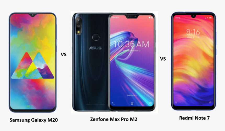Redmi Note 7 Vs Asus Zenfone Max Pro M2, HD Png Download