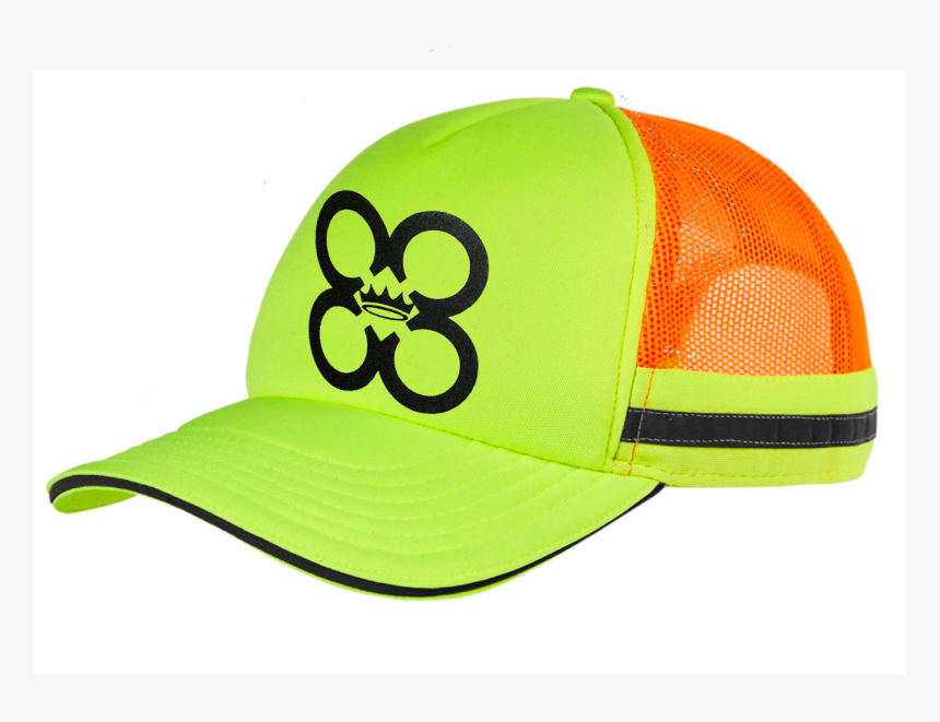 Neon Safety Trucker Crown, HD Png Download