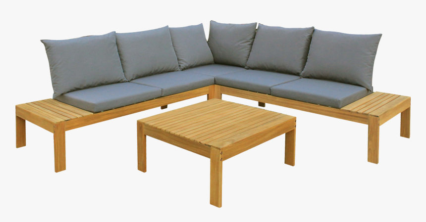 Wooden Sofa Set Png, Transparent Png