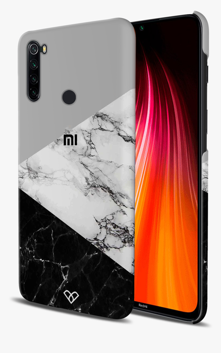 Black And White Marble Slim Case And Cover For Redmi - Iphone, HD Png Download