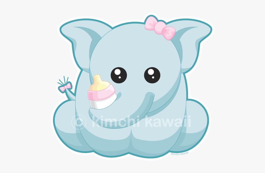 Contest Prize Baby Elephant - Cartoon, HD Png Download