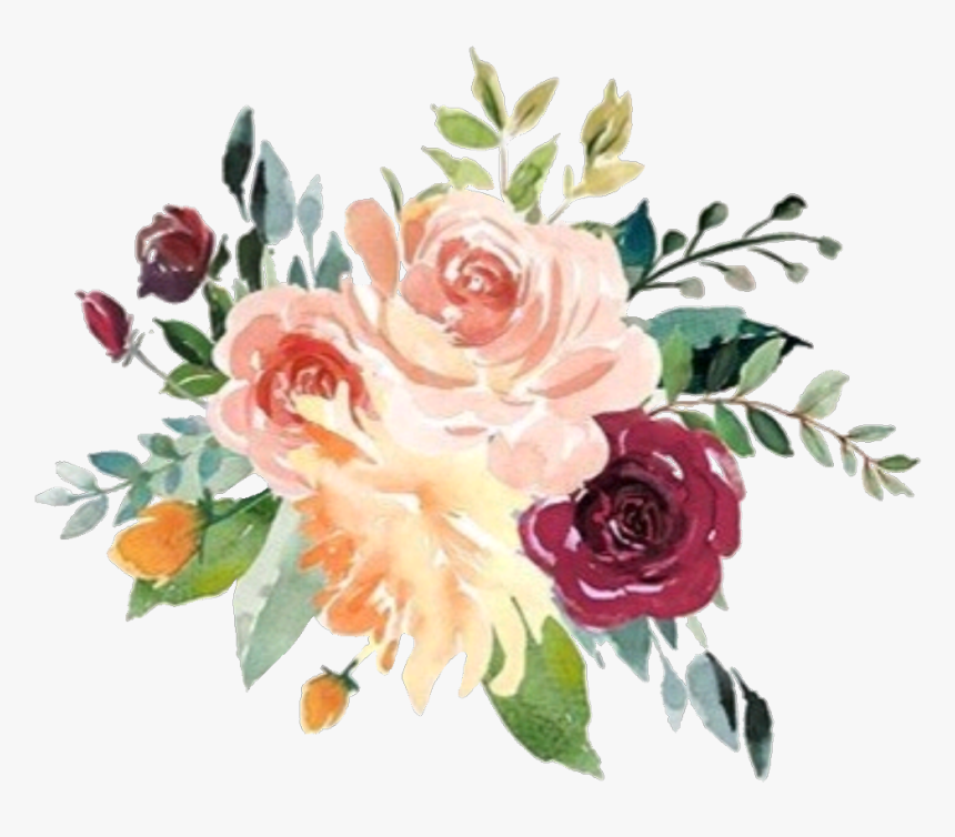 Transparent Watercolor Flower Vector, HD Png Download