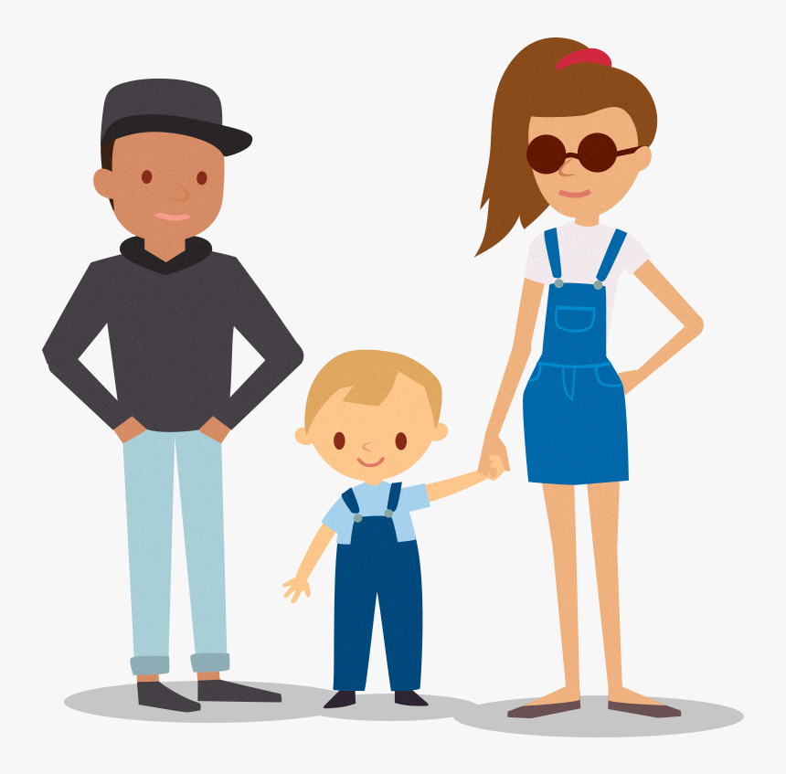 I Am A Child & A Teenager - Cartoon, HD Png Download