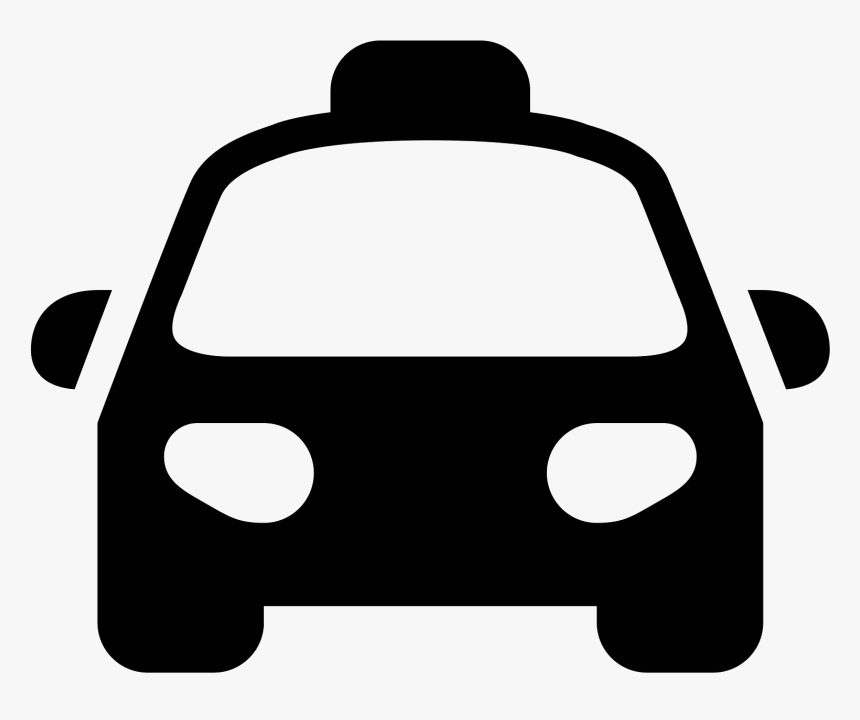 Taxi Filled Icon Free - Thanh Toán Xăng Dầu Dùng Qr Code, HD Png Download