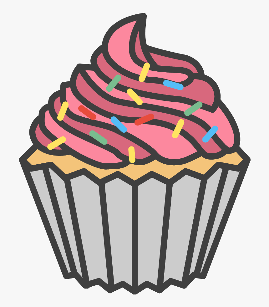 Cupcake Pink Frosting, HD Png Download