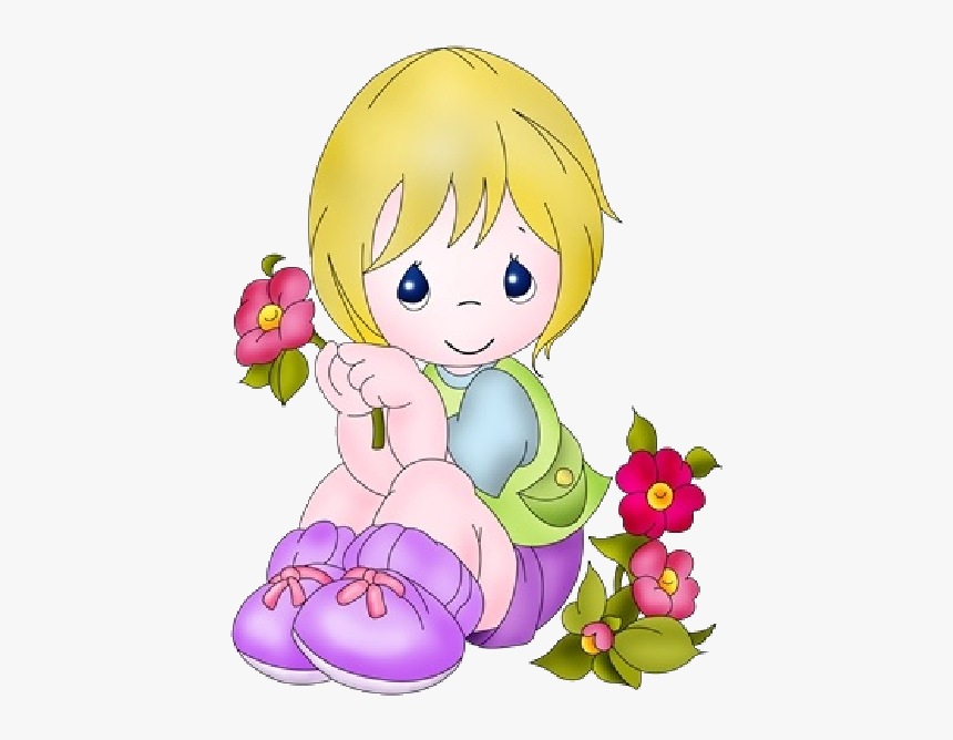 Funny Baby Girl Cute Baby Image Clip Art - Cute Girl Clipart, HD Png Download