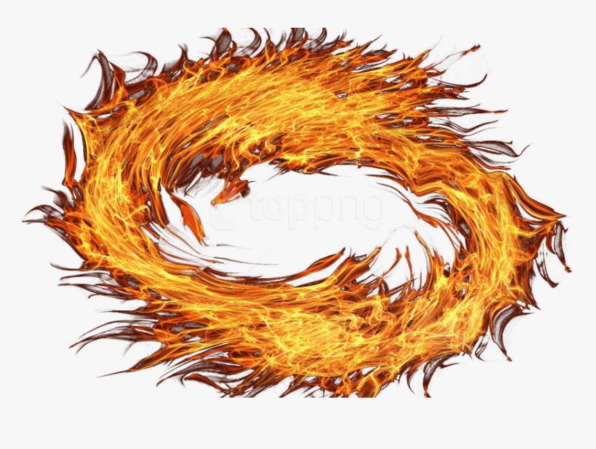 Free Png Fire Png - Transparent Png Circle Of Fire, Png Download
