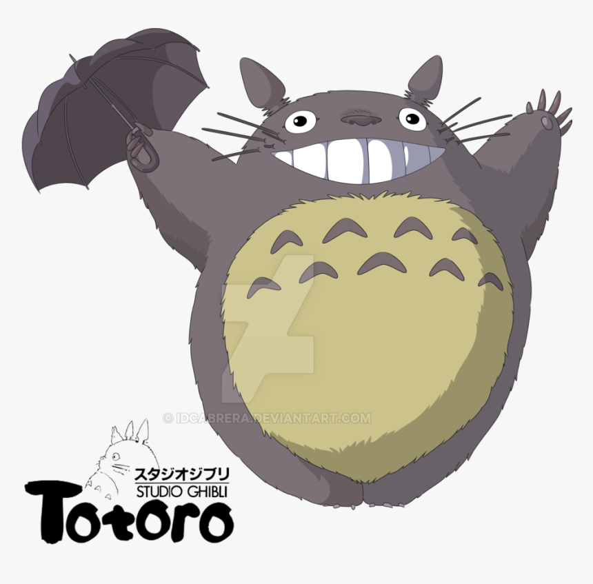 Smile Clipart Totoro - My Neighbor Totoro Smile, HD Png Download