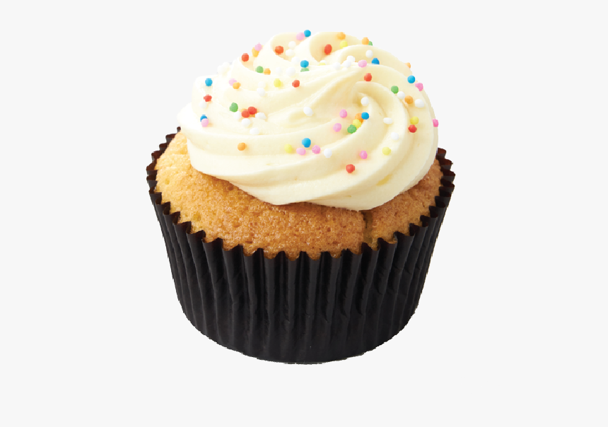 Rainbow Vanilla 12 Cupcakes, HD Png Download