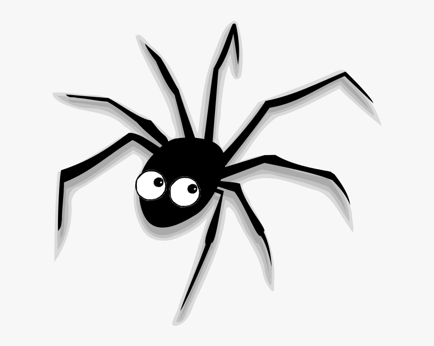 Halloween Spider Clip Art At Clker - Transparent Background Spider Clipart Png, Png Download