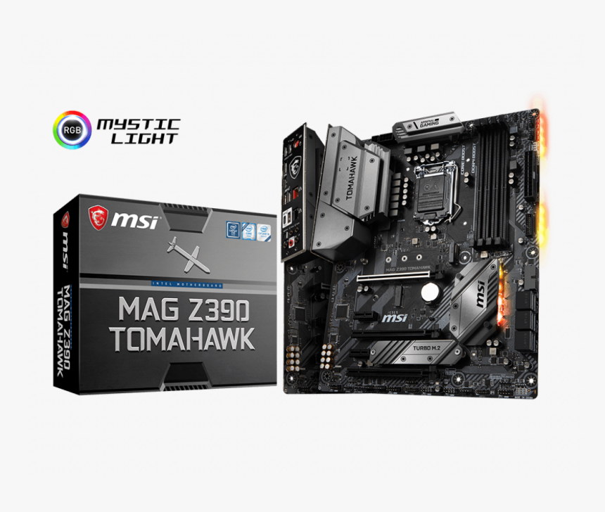 Transparent Intel Inside Logo Png - Tarjeta Madre Z390 Tomahawk, Png Download