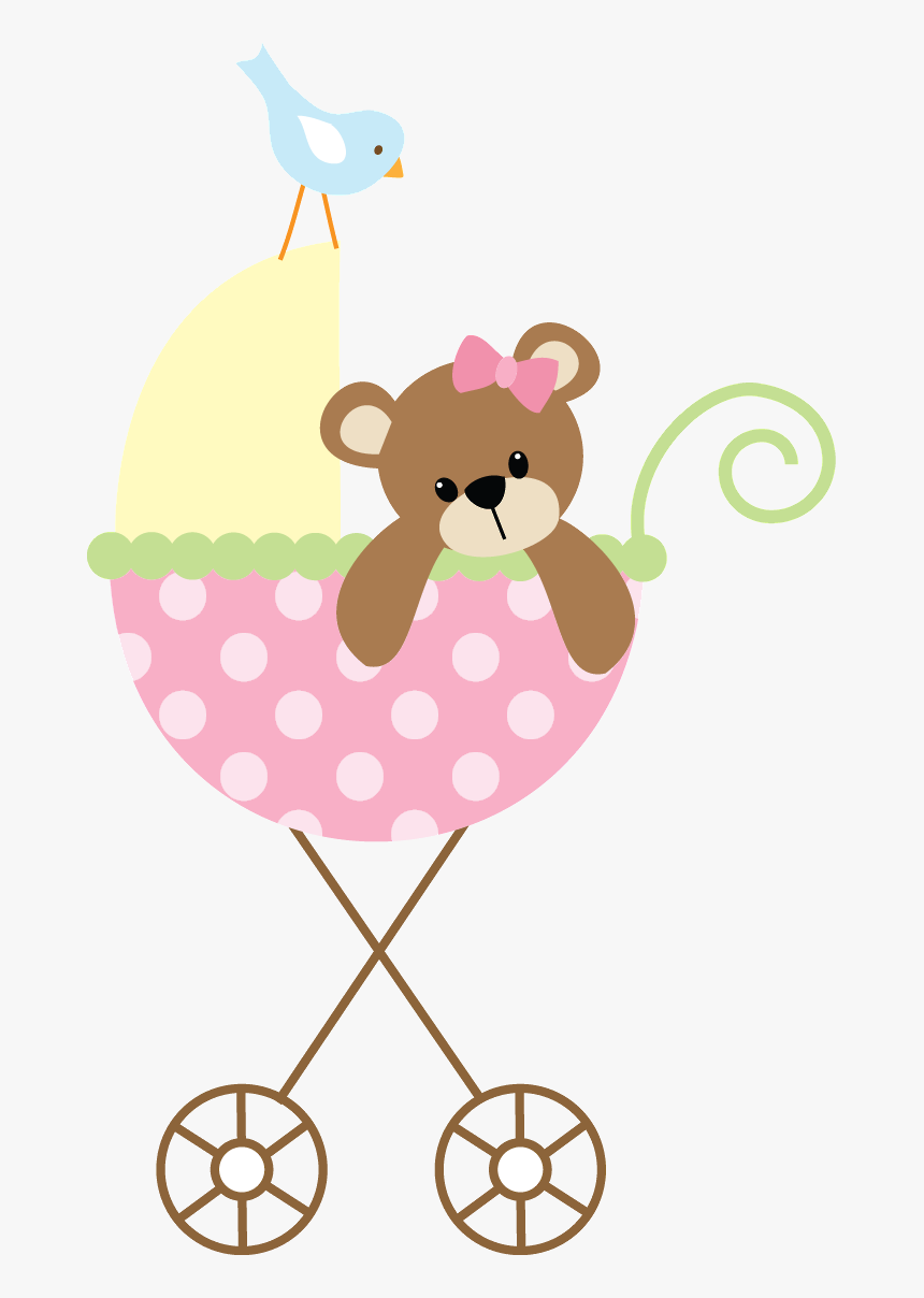Baby Clipart Girl Cute Pink Baby Carriage - Gender Neutral Clip Art, HD Png Download