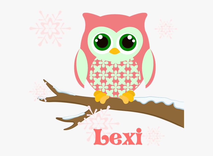 Custom Name Winter Owl Girl Throw Blanket Clipart , - Owl, HD Png Download