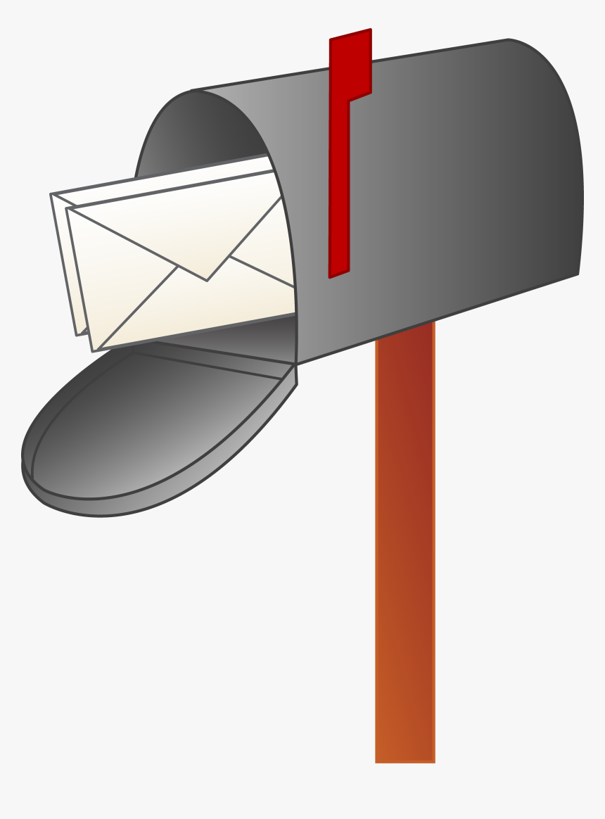 Pink Clipart Mailbox - Clip Art Mailbox, HD Png Download