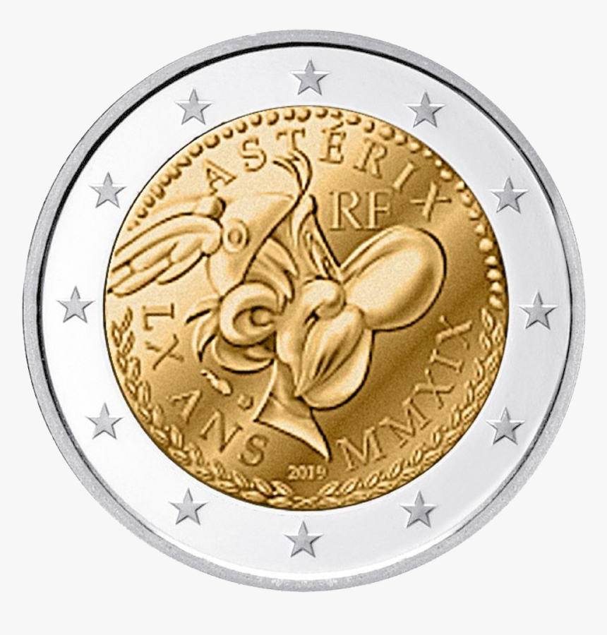 Ifra9019011 1 - Asterix 2 Euro Münze, HD Png Download