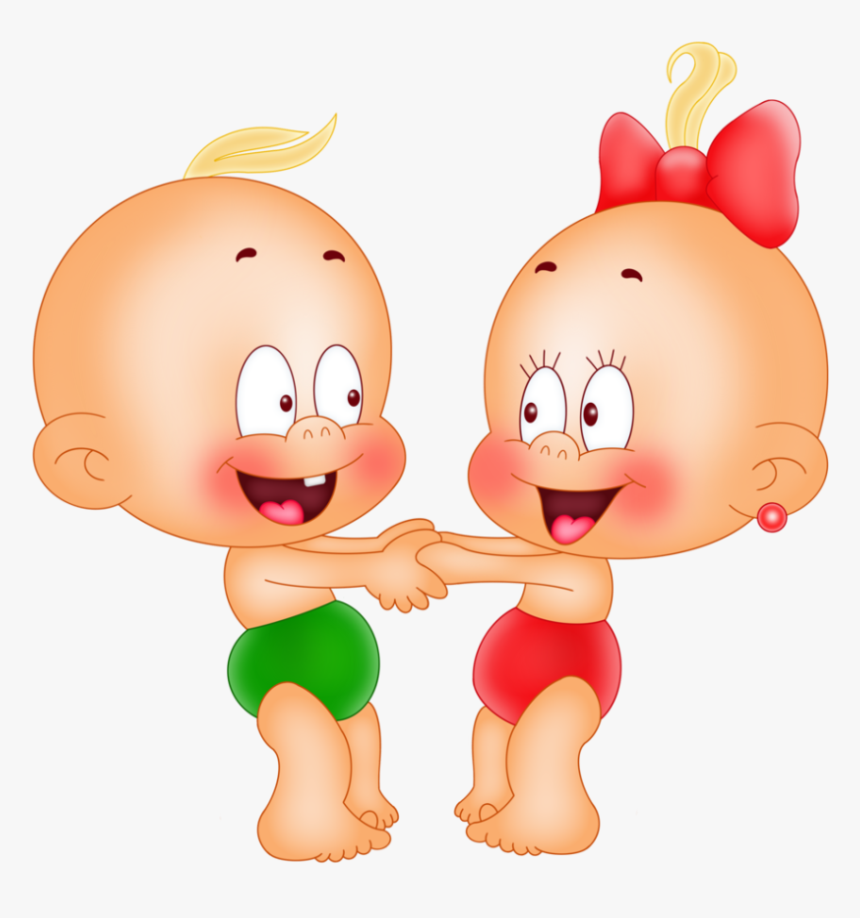 Baby Girl And Baby Boy Png Clipart , Png Download - Winni Windel, Transparent Png