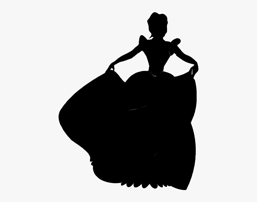 Cinderella Disney Princess Silhouette Prince Charming - Princess Silhouette Clipart, HD Png Download