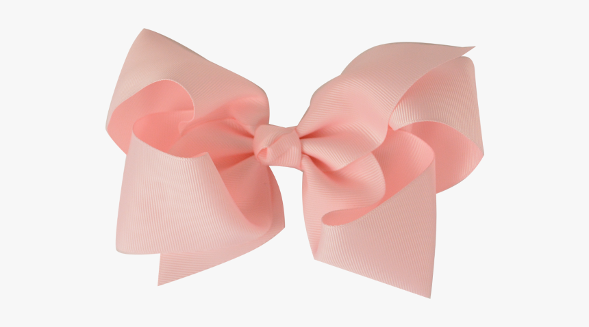 Light Pink Ribbon Clip Art - Bow Pink Ribbon Png, Transparent Png