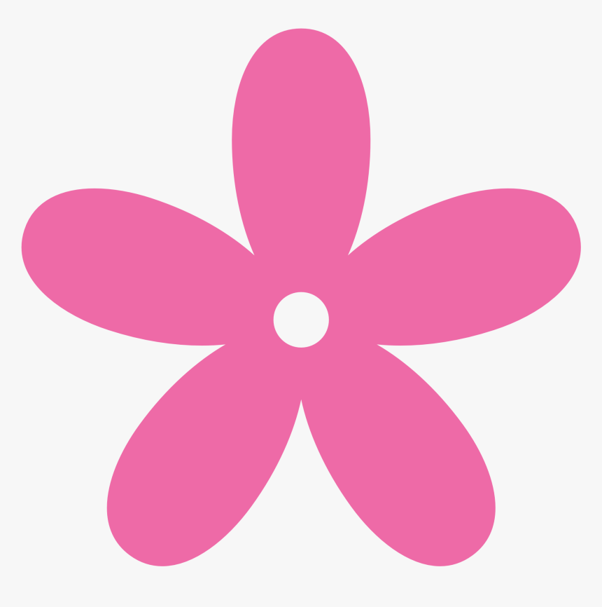 Hot Pink Flower Clipart Panda Free Images - Red Flower Clipart Transparent, HD Png Download