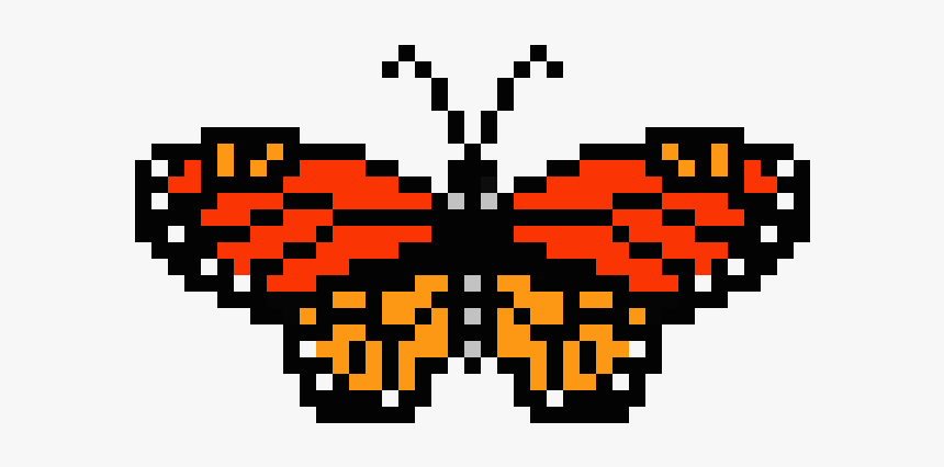 Mariposa Monarca En Punto De Cruz, HD Png Download
