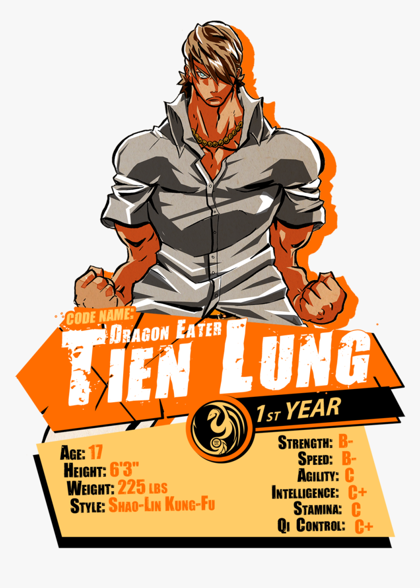 Tien Character Bio Bar - Socom Gear Army M9 Pistol, HD Png Download