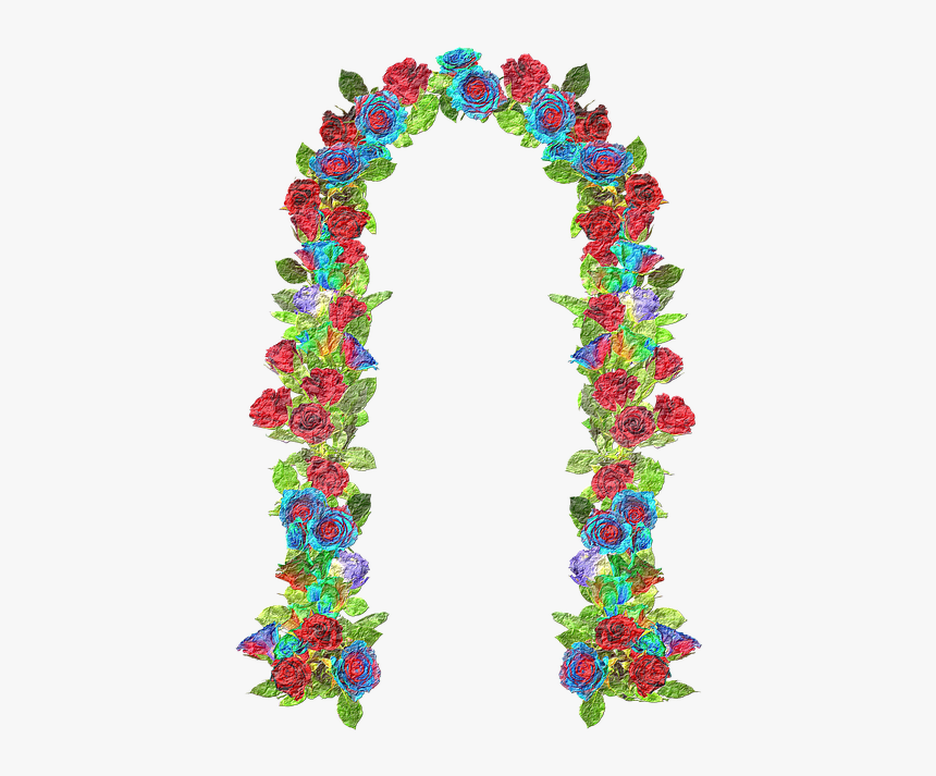 Rose Pattern, Roses, Background Image, Romance, Flower, HD Png Download