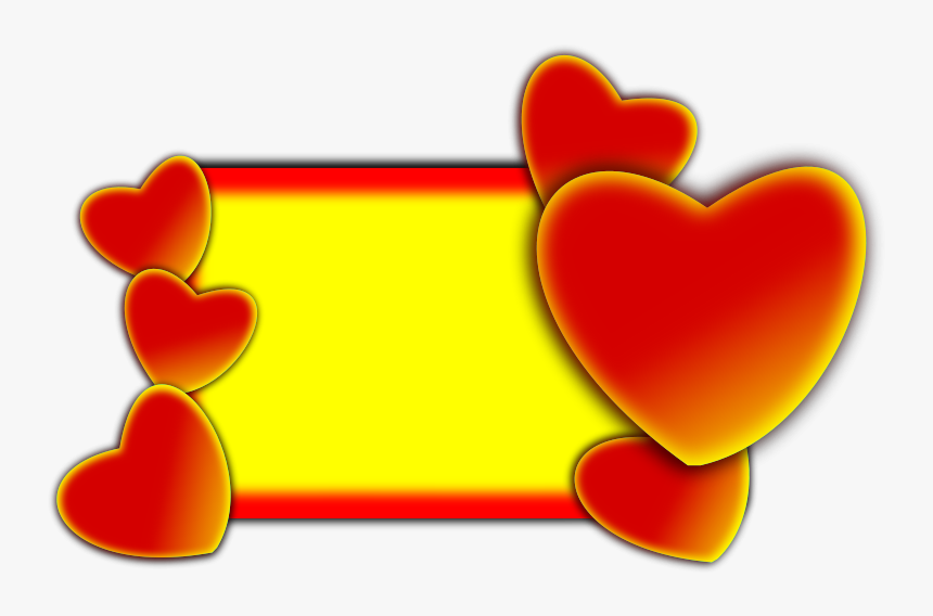 Love 2 Free Vector - Love Clip Art Frames, HD Png Download