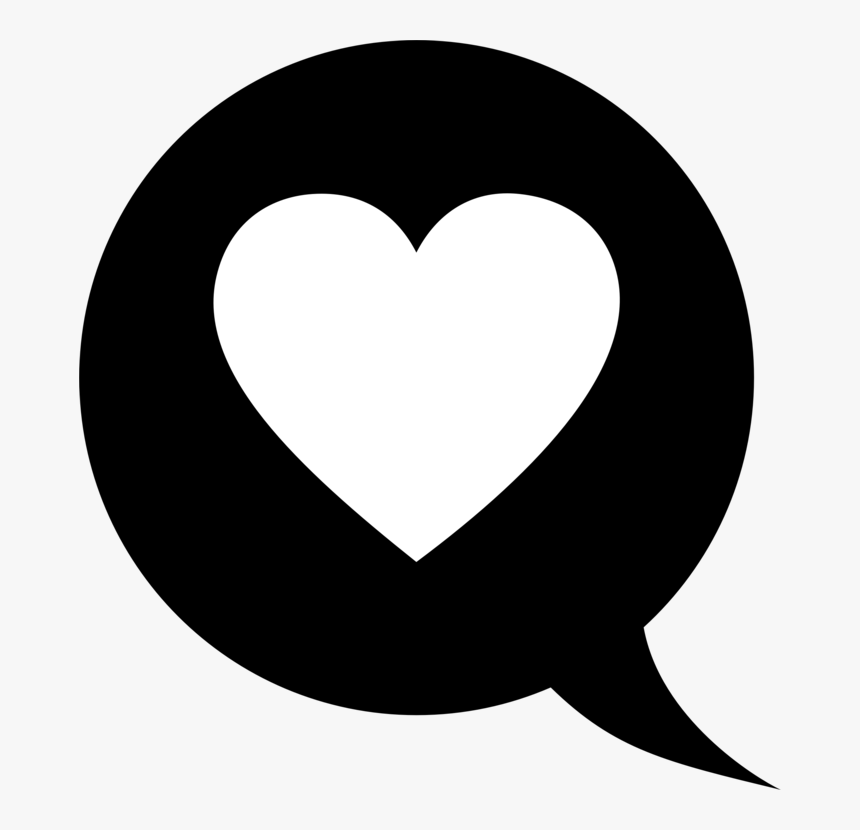 Heart,silhouette,love - Symbol Of Learning Language, HD Png Download