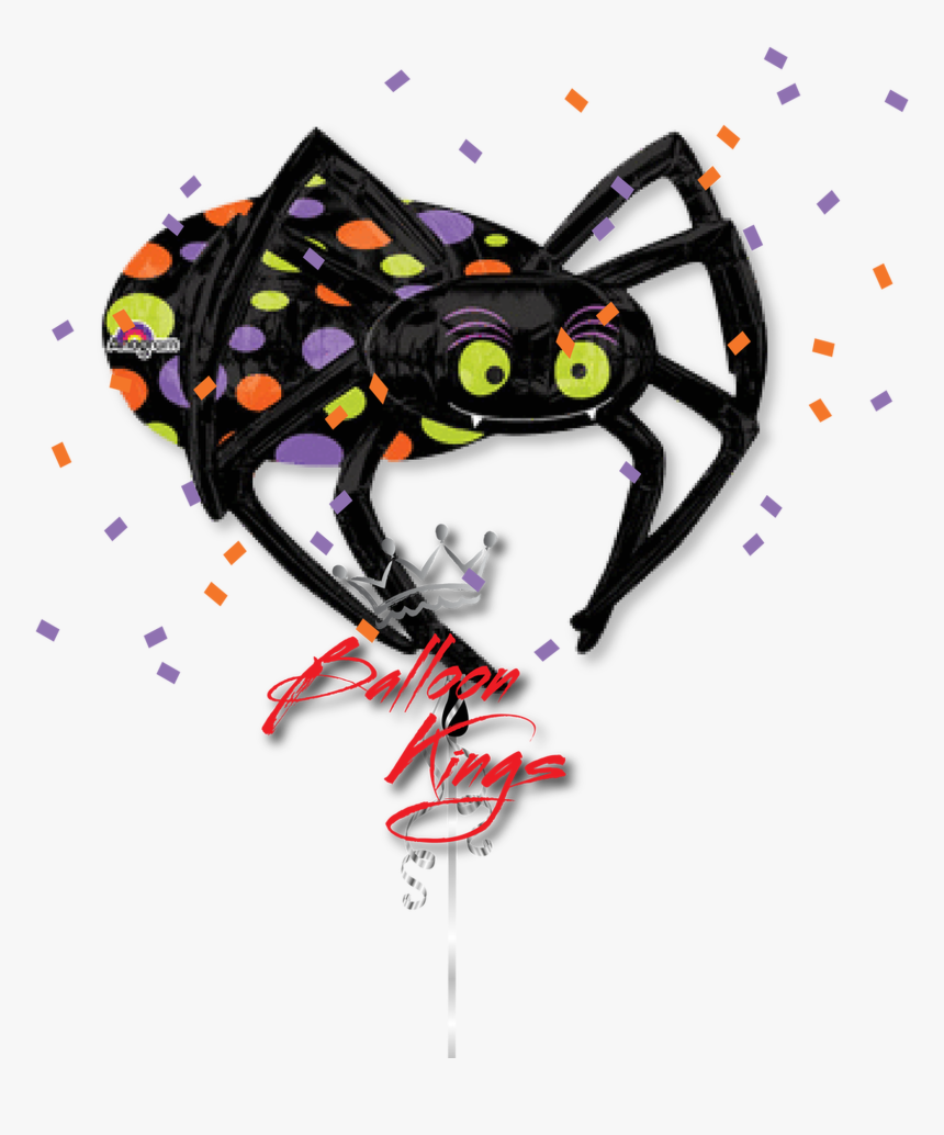 3d Spider - Balloon, HD Png Download