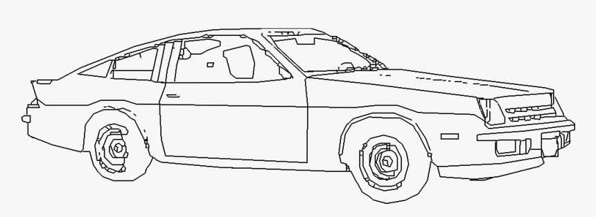 Car Lines Perspective Png , Png Download - Sketch, Transparent Png