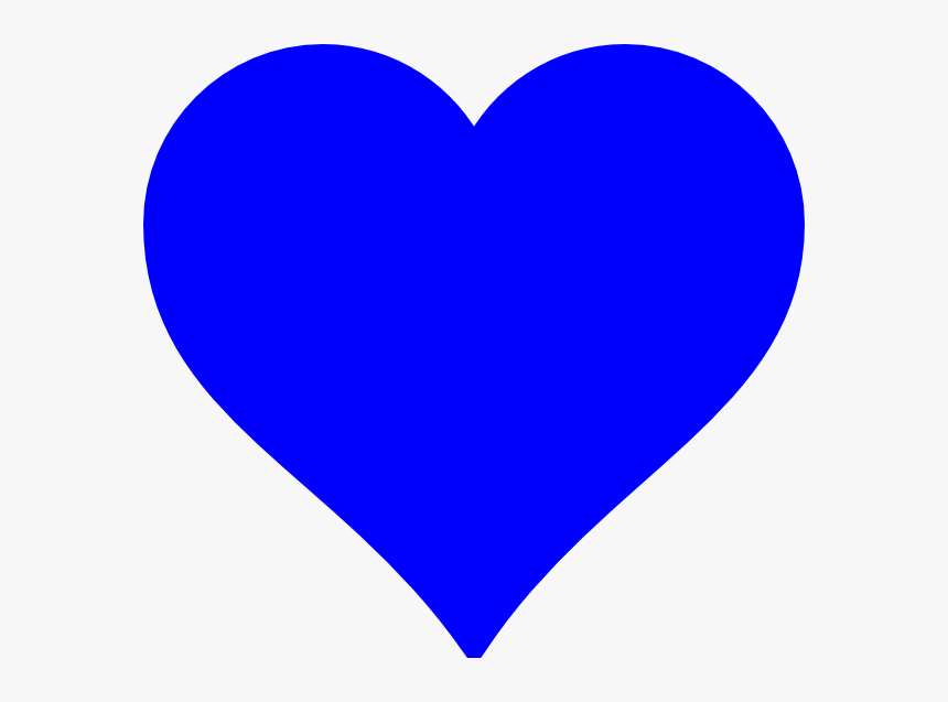 Hearts Vector Png - Clip Art Blue Heart, Transparent Png