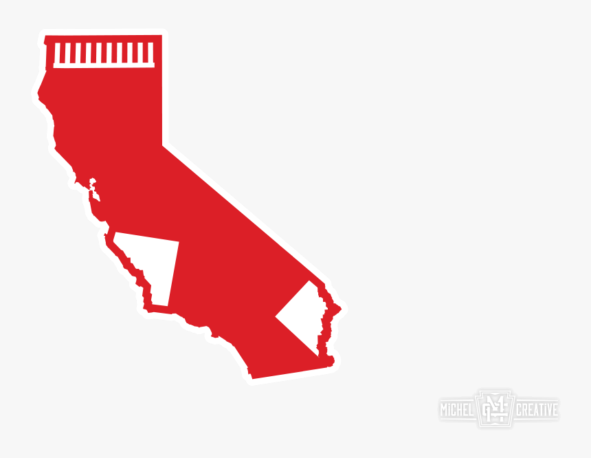 Sox Sticker Decals - Red Sox California Shape Sticker, HD Png Download