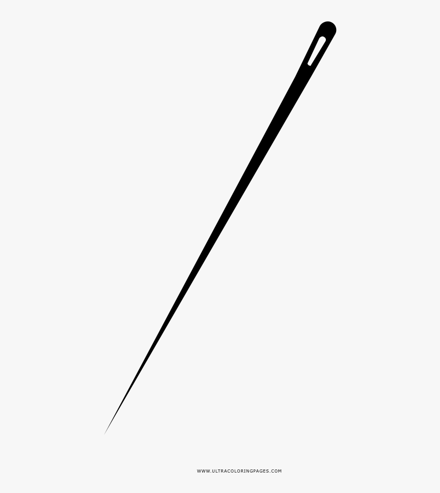 Agulha De Costura Coloring Page - Parallel, HD Png Download