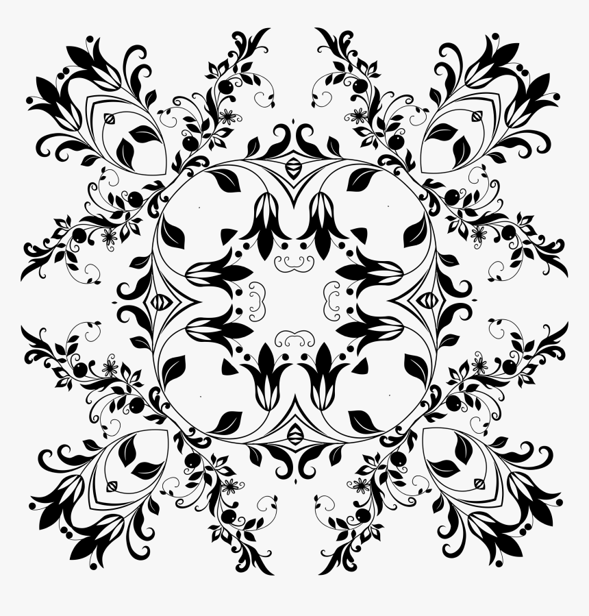 Abstract Designs Flowers Png, Transparent Png