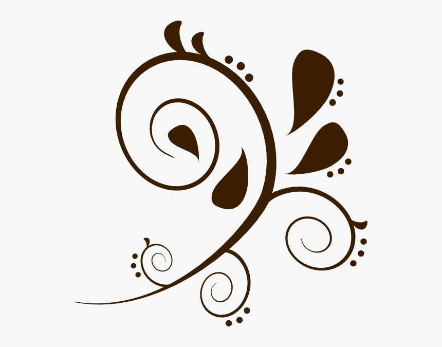 28 Collection Of Swirls And Flourishes Clipart - Green Swirl, HD Png Download