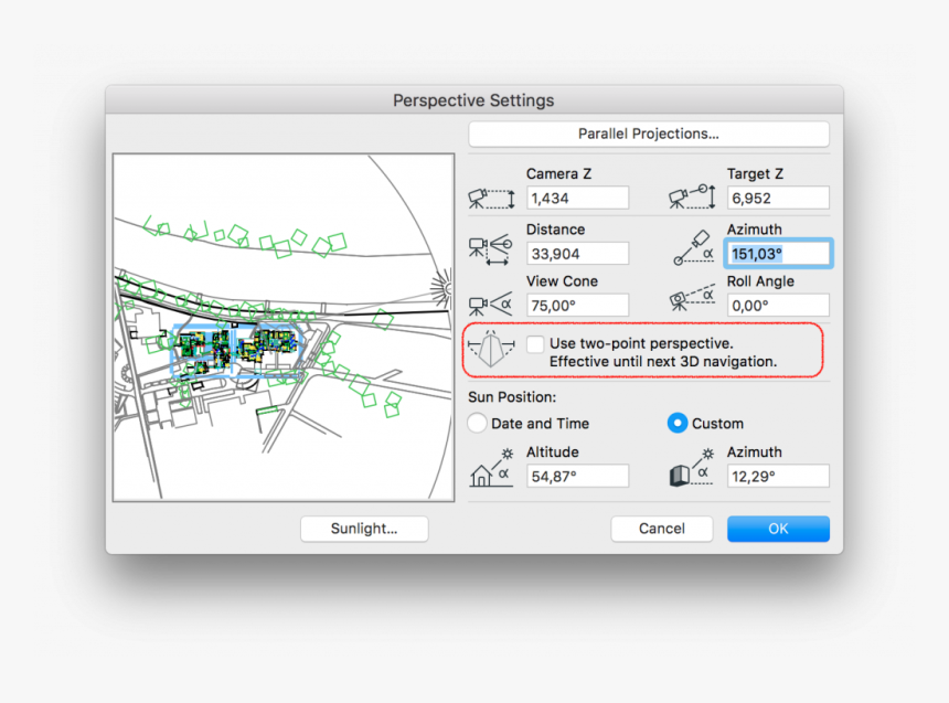 Perspective Settings Archicad, HD Png Download