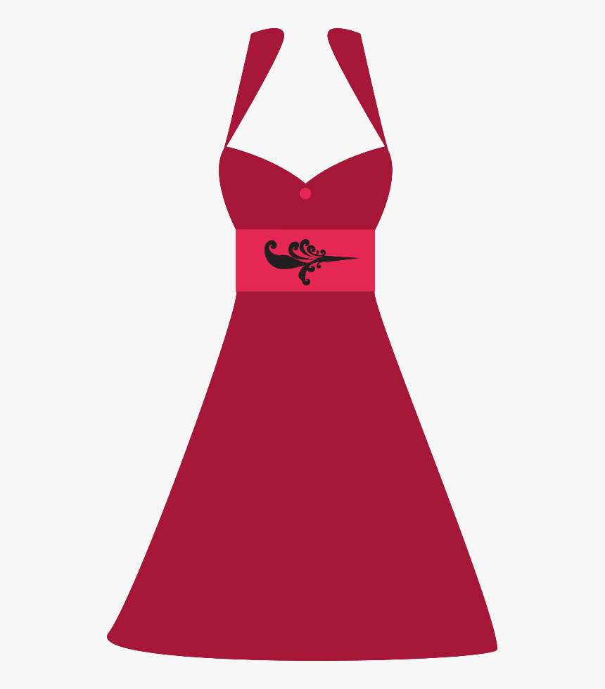 Transparent Purple Dress Clipart - Dress Clipart, HD Png Download