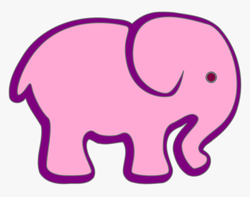 Baby Shower Elephant Blue, HD Png Download