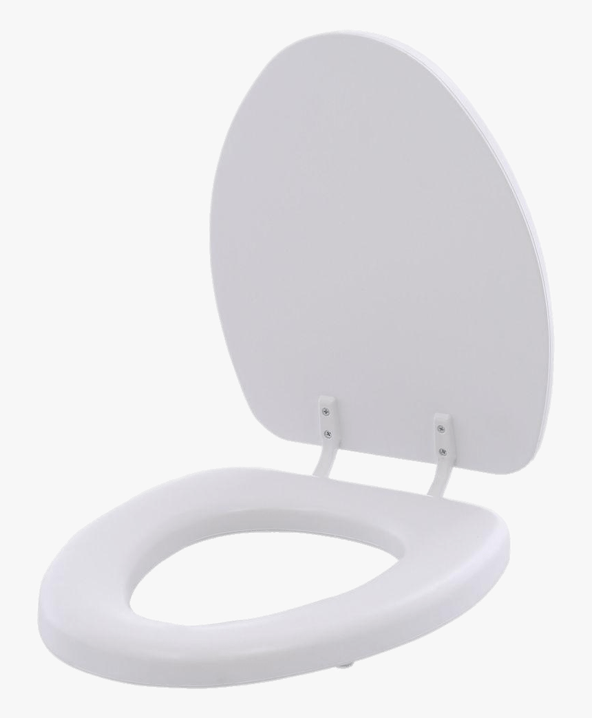 Open White Toilet Seat - Toiletseat On Transparent Background, HD Png Download
